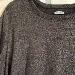 NWT! Glittery short sleeve tee